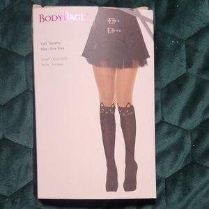 Body Rage Black Cat Tights